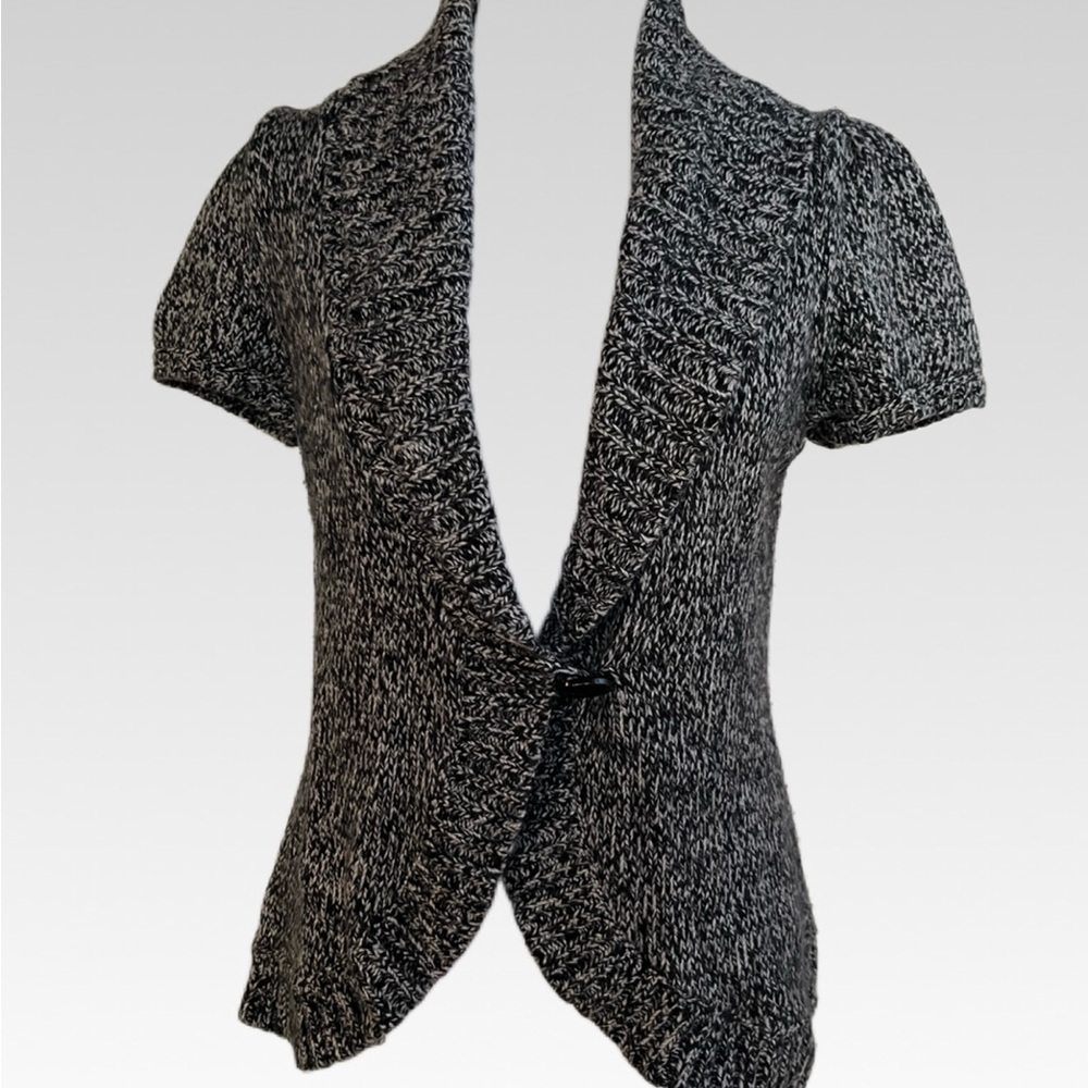 Ann Taylor Black and White Knit Sweater size MP